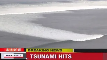 Tsunami po zemětřesení v Japonsku