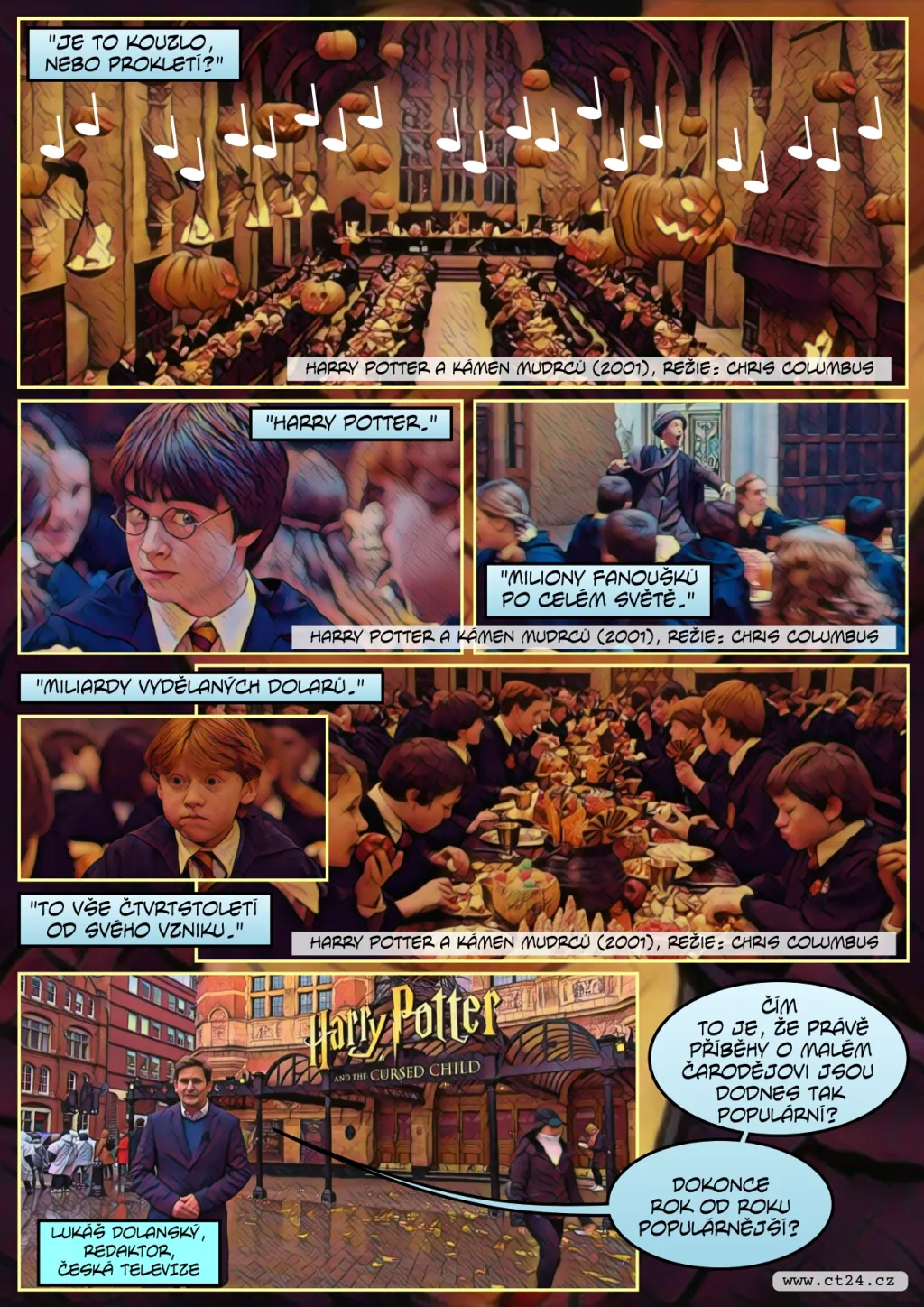 Příběh Harryho Pottera okouzlil svět před čtvrtstoletím. Dodnes je globálním hitem