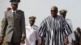 Generál Gilbert Diendéré a ghanský prezident John Dramani Mahama