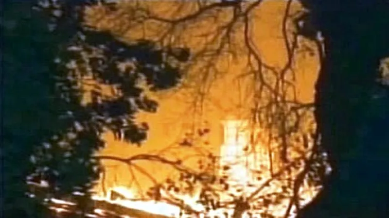 Požár v Kalifornii