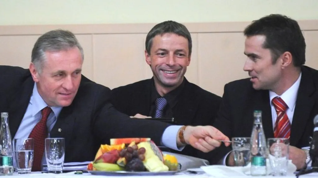 Mirek Topolánek a Pavel Bém