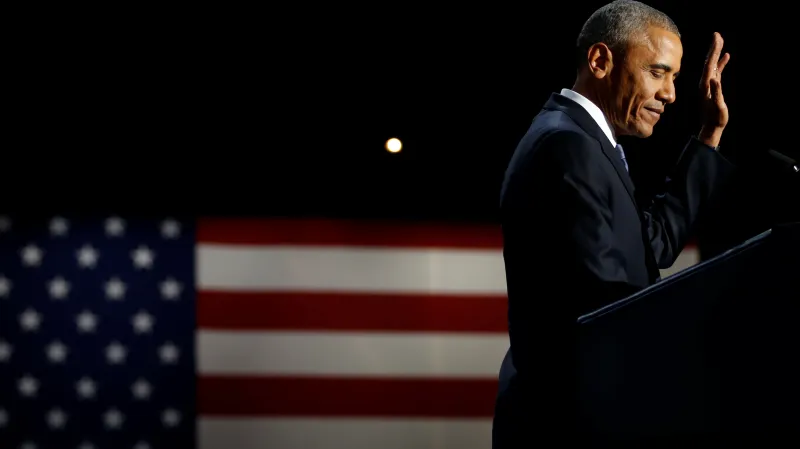 Zpravodaj ČT Řezníček: Obama v projevu Trumpa mezi řádky kritizoval za politiku strachu