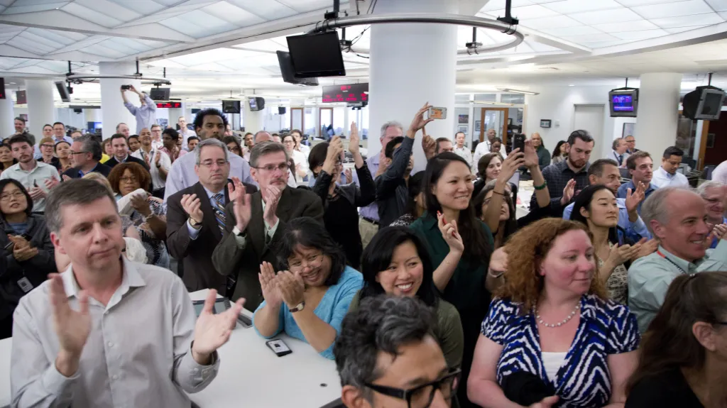 Radost v redakci agentury AP