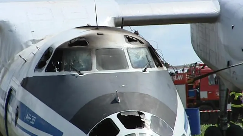 Zřícený ruský Antonov