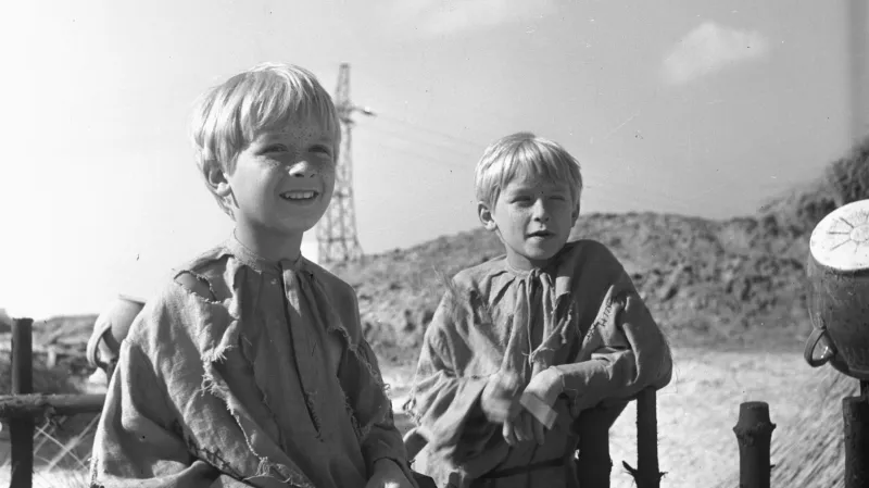 Jaroslaw a Lech Kaczyńští