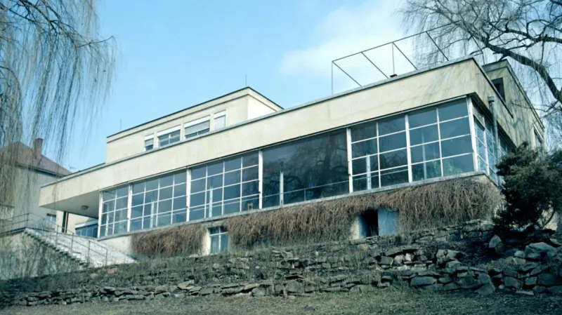 Vila Tugendhat za socialismu v roce 1969