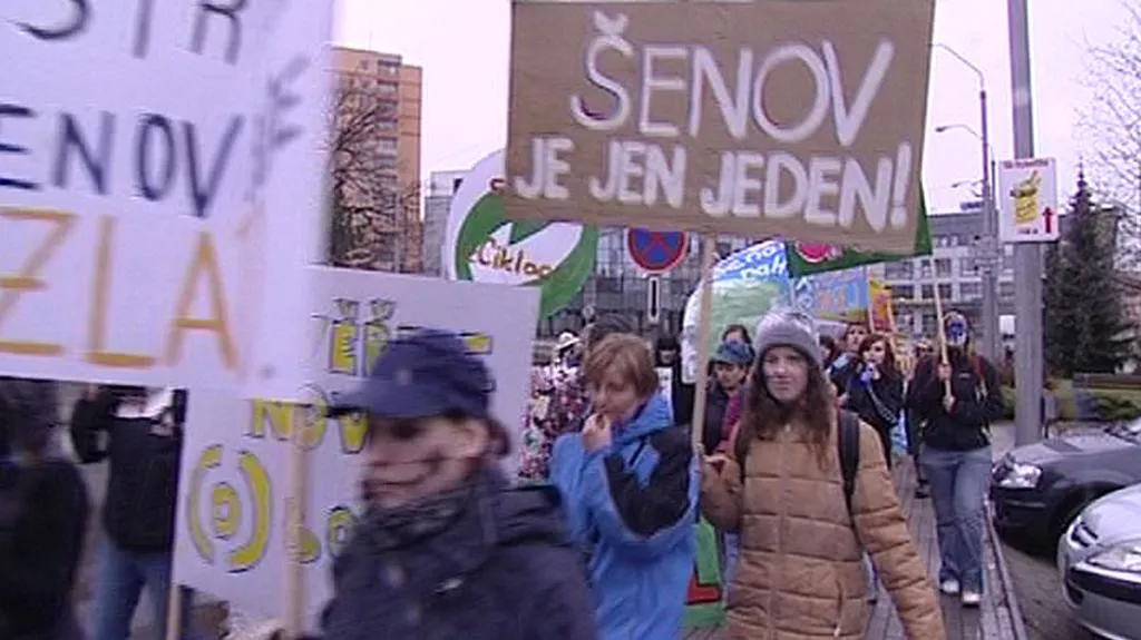 Studentský protest proti rušení školy