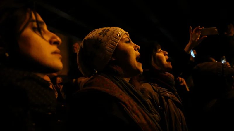 Demonstranti v Teheránu