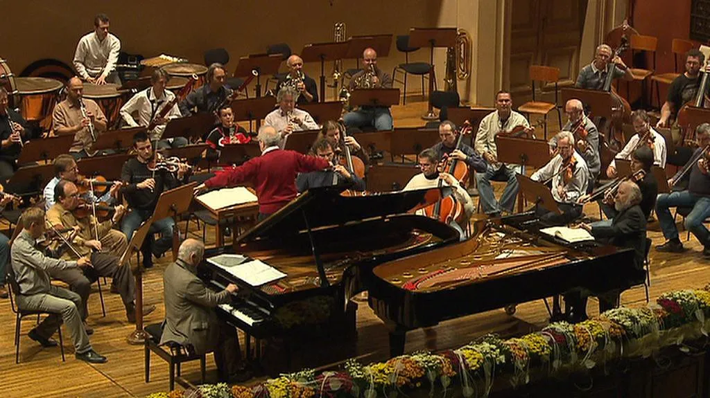 Zkouška na koncert k  sedmdesátinám Lawrence Fostera