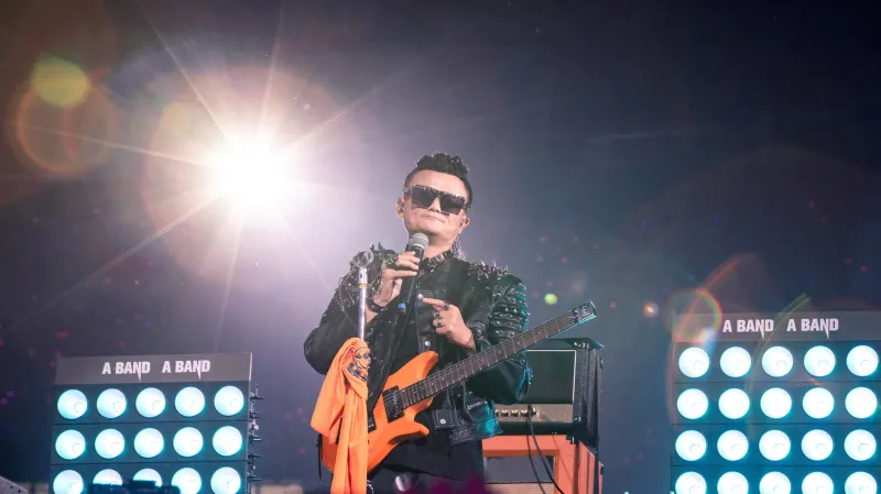 Jack Ma na oslavách dvacátého výročí založení obchodu Alibaba