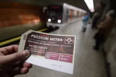 Dopravní podnik v Praze sčítal cestující v metru