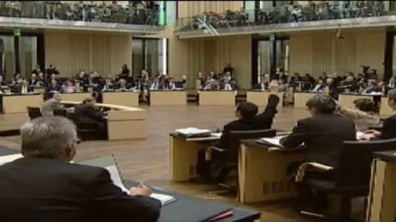 Hlasování horní komory německého parlamentu