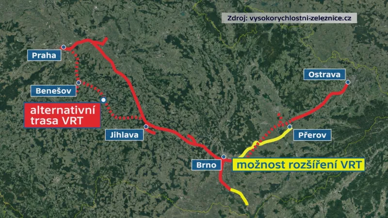 Trasa vysokorychlostní trati