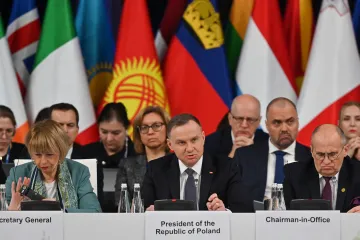 Pokud bychom přijali nelidskosti Moskvy jako něco normálního, umožnili bychom vítězství ruského světa, varoval Duda