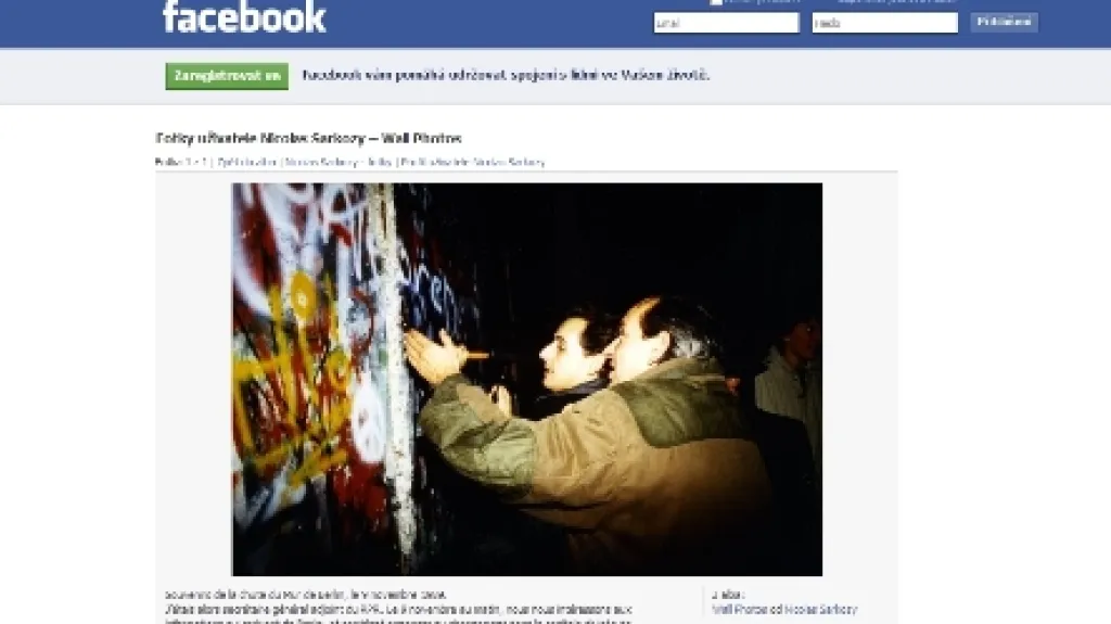 Nicolas Sarkozy na Facebooku