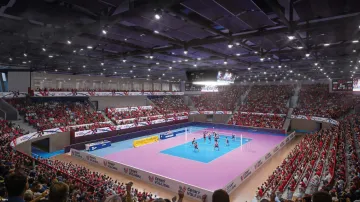 Vizualizace interiéru míčové haly v Českých Budějovicích