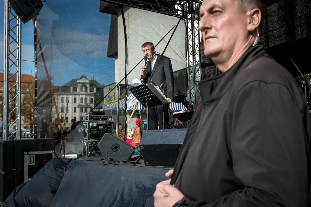 Nominace na vítěznou sérii Czech Press Photo 2018 (Aktualita): Babiš v Jihlavě