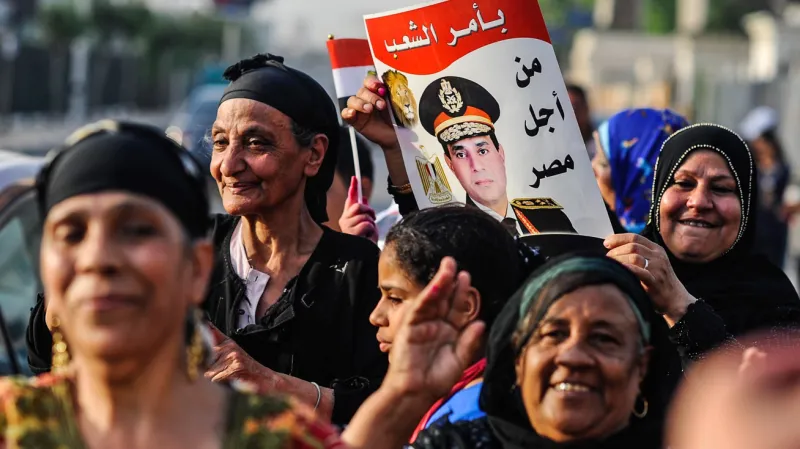 Stoupenci generála Sísího