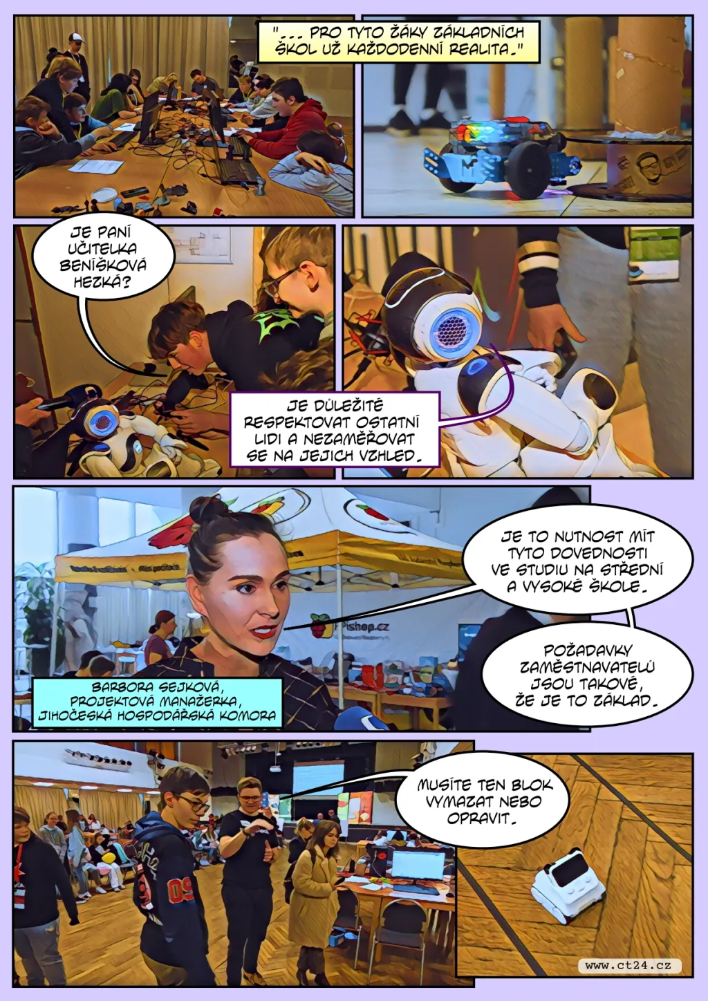 Studenti středních škol si vyzkoušeli řešení problémů pomocí moderních technologií. Mohou zachraňovat životy