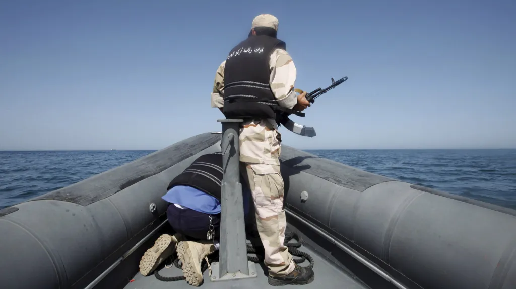 Člen libyjské námořní stráže
