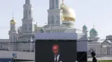 Vladimir Putin otevřel v Moskvě největší mešitu v Evropě