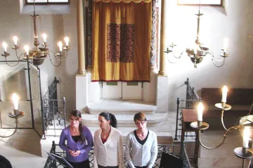 Koncert vokálního tria Makabara v boskovické synagoze