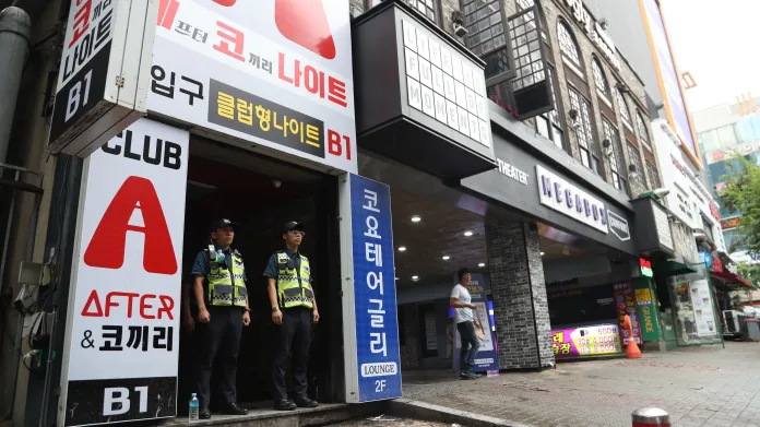 Jihokorejský noční klub, kde došlo k neštěstí