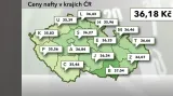 Ceny nafty v ČR k 29. červenci 2012