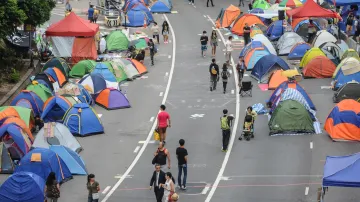 "Okupace" centra Hongkongu