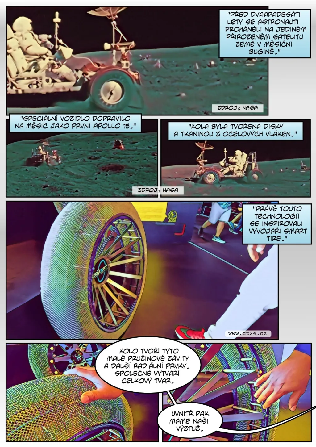 Pneumatika z ocelových vláken má přinést v dopravě revoluci, slibují její vývojáři