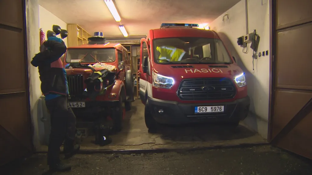 Dobrovolní hasiči z Chluman