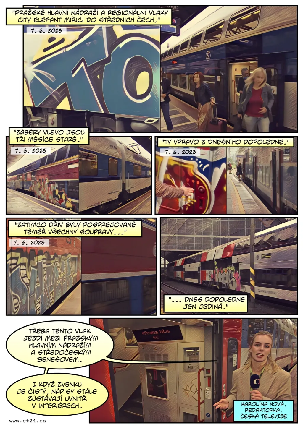 Antigraffiti ochrana už chrání některé vlakové soupravy