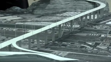 Model nového janovského mostu