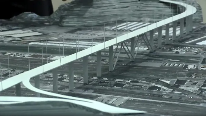 Model nového janovského mostu