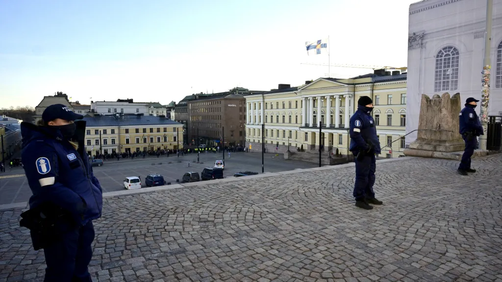 Policisté v Helsinkách
