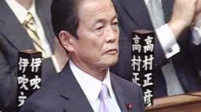 Nový japonský premiér Taró Aso