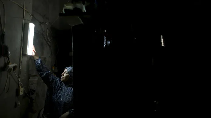 Odstávky elektřiny v Gaze