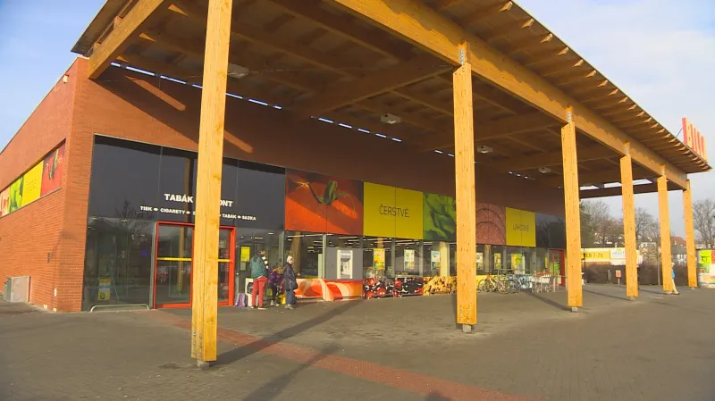 Supermarket v Litomyšli