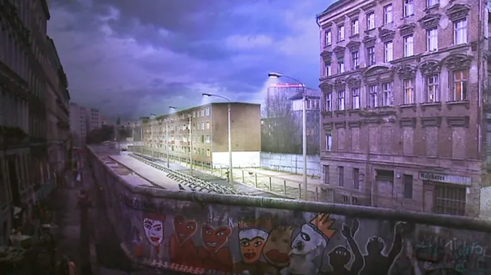 Panorama Berlínské zdi od Jadegara Aziziho