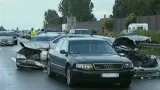 Hromadná nehoda v Německu