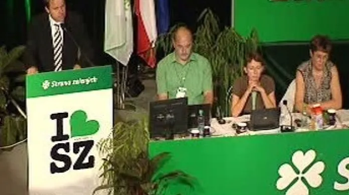 Martin Bursík na sjezdu zelených