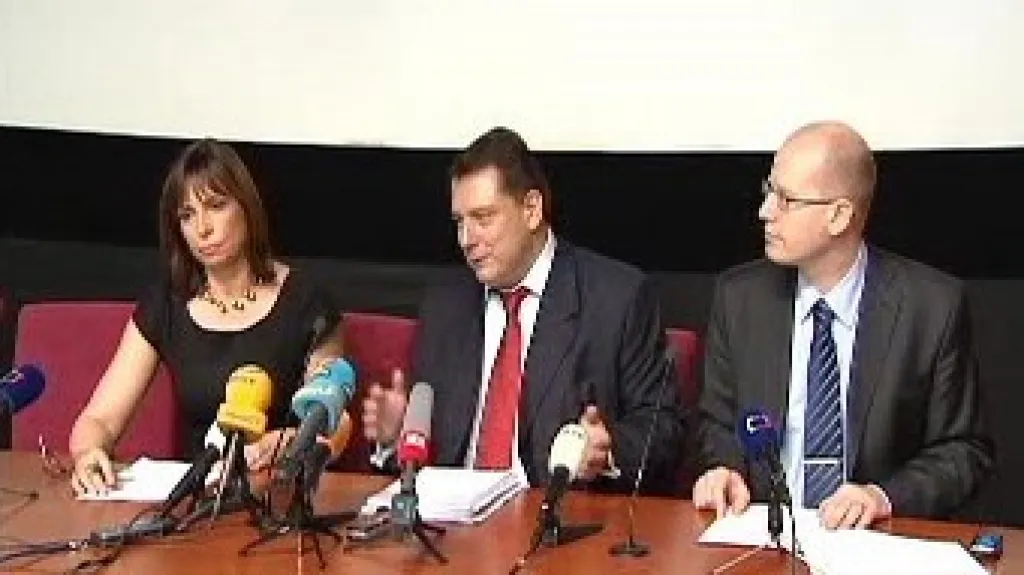 Tisková konference ČSSD