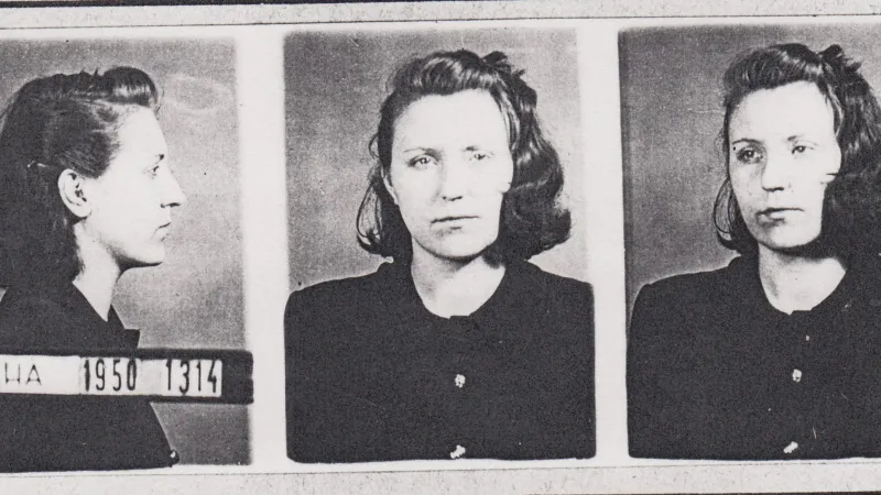 Vlasta Štěrbová po zatčení