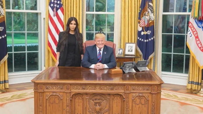 Kardashianová v Oválné pracovně