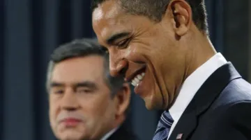 Gordon Brown a Barack Obama