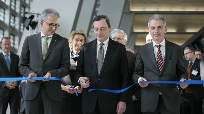 Slavnostní otevření nového sídla ECB