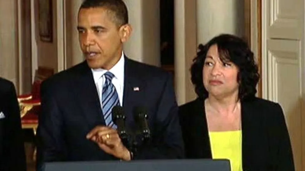 Barack Obama a Sonia Sotomayorová