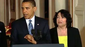 Barack Obama a Sonia Sotomayorová