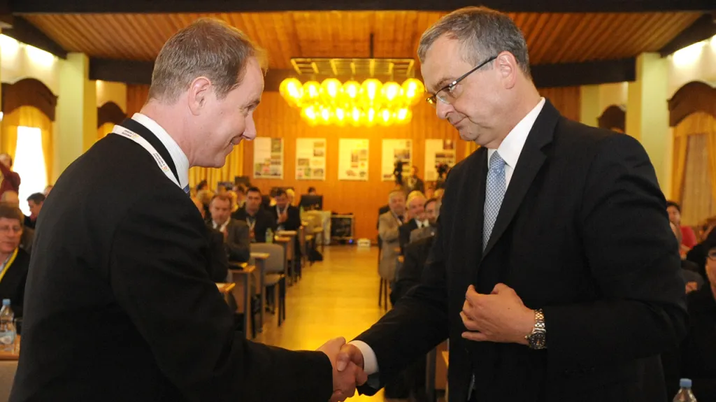 Petr Gazdík (STAN) a Miroslav Kalousek (TOP 09)