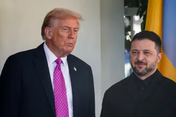 Zelenskyj se chce v neděli sejít s Trumpem kvůli mírovému plánu